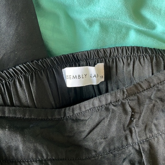 Assembly label cupro black cropped pants - Picture 4 of 7
